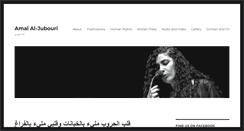 Desktop Screenshot of amal-aljubouri.com